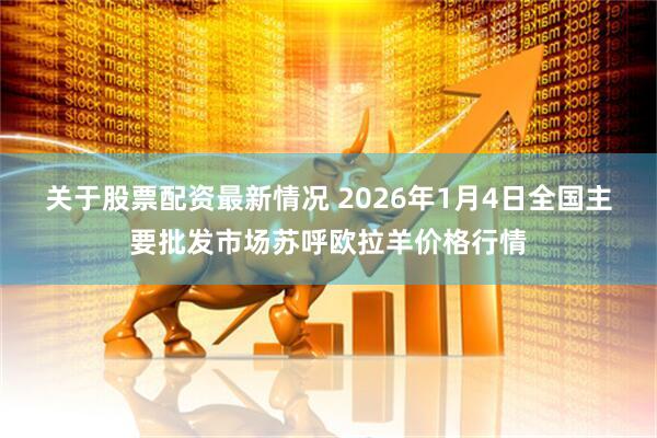 关于股票配资最新情况 2026年1月4日全国主要批发市场苏呼欧拉羊价格行情